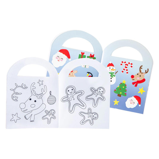 Duckiez kleurboekje met stickers kerst