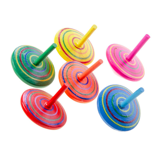 Duckiez houten tol gekleurd