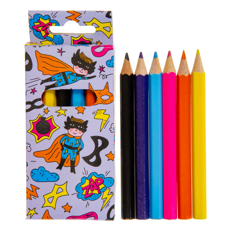 Load image into Gallery viewer, Duckiez kleurpotloden superhero, 6st.
