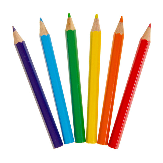 Duckiez kleurpotloden voertuigen, 6st.