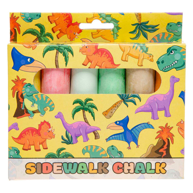 Load image into Gallery viewer, Duckiez stoepkrijt dinosaurus, 6st.
