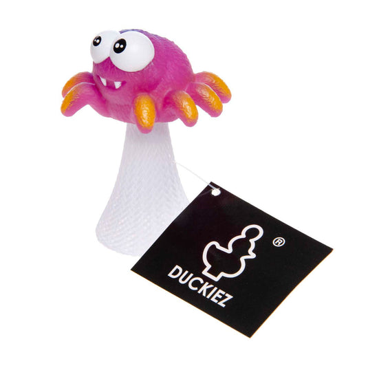 Duckiez pop up springende spin, 9,5 cm