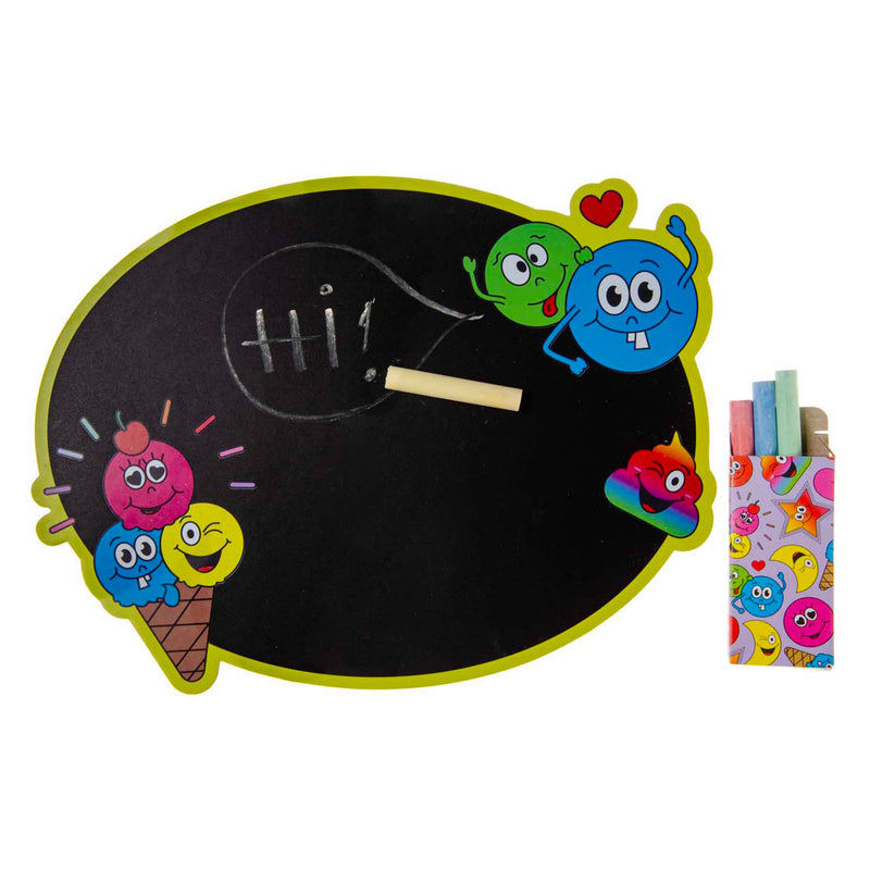 Load image into Gallery viewer, Duckiez krijtbordje met krijt - lachgezicht
