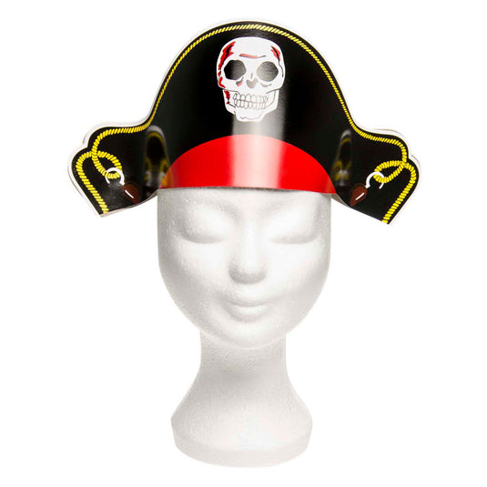 Duckiez kartonnen piratenhoed