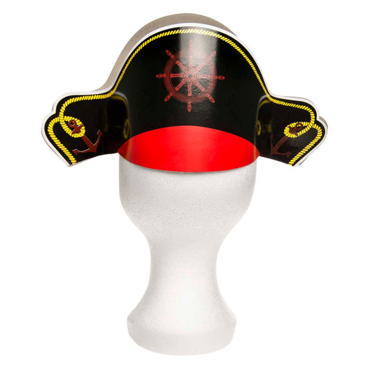 Duckiez kartonnen piratenhoed