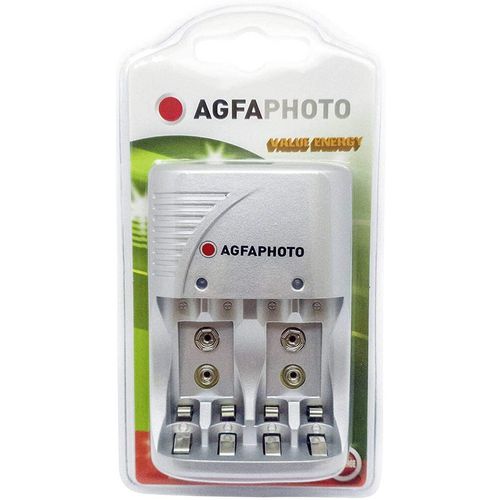 Batterijoplader agfaphoto 140849959 grijs