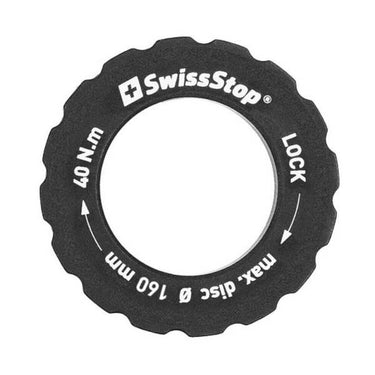 Swissstop lockring centerlock schijf max 160mm (2.15mm dik)