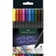 Faber-castell fineliner - grip - 0,4mm - etui 10 stuks assorti - fc-151610