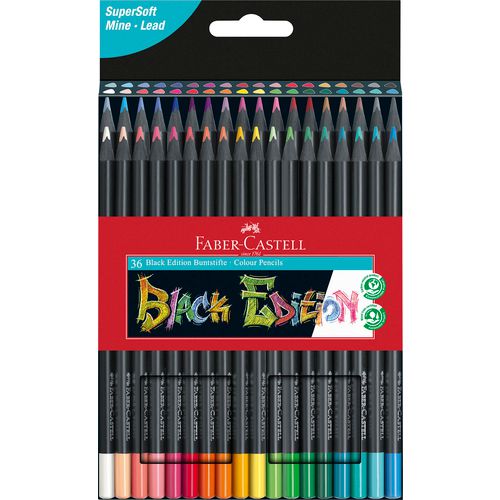Faber-castell kleurpotlood black edition kleurenassortiment