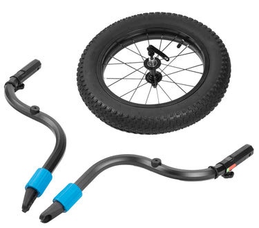 Cube fat wheel jogger kit for double bike trailer