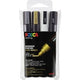 Lakmarker posca pc-5m kleurenassortiment 4 stuks