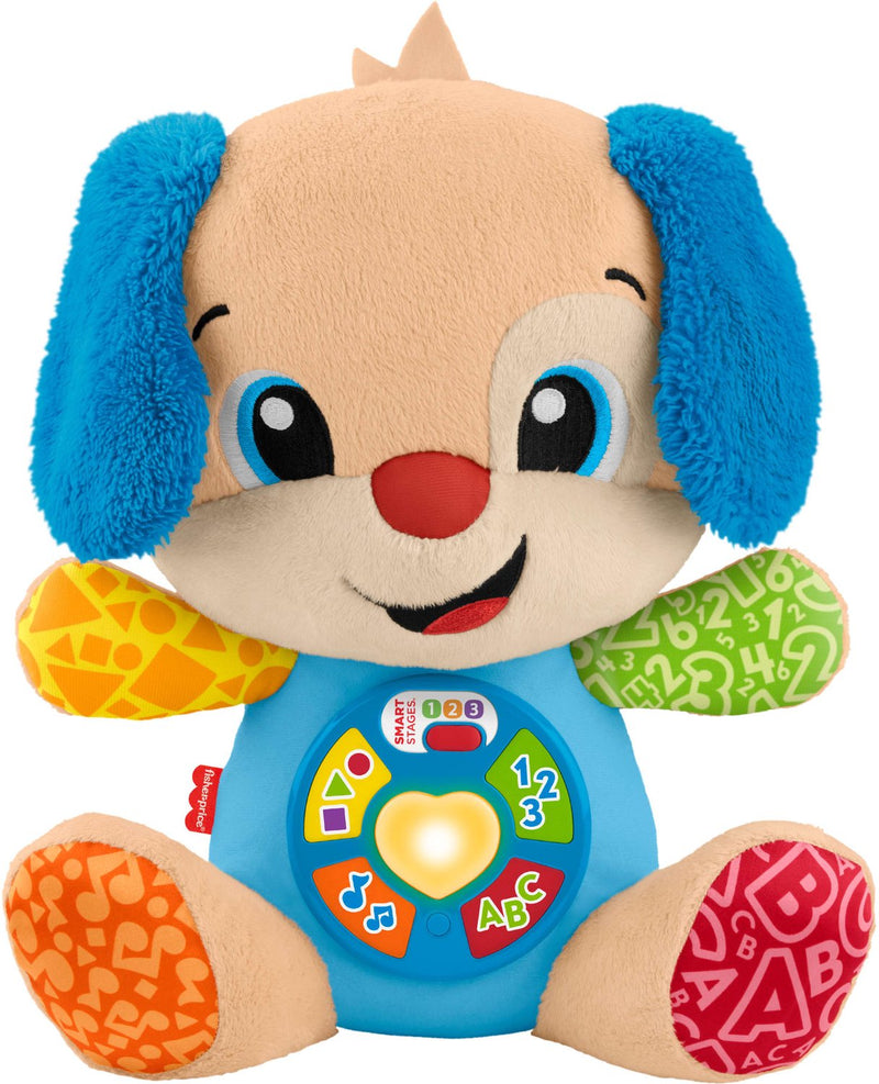 Chargez l'image dans la visionneuse de la galerie, Fisher-price meegroeispeelgoed puppy - muzikale knuffel 38cm
