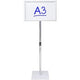 Displaystandaard office depot basic a3 zilver