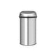 Brabantia touch bin prullenbak - 60 liter - matt steel