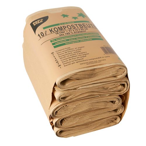 Compostzak papstar 14186 bruin
