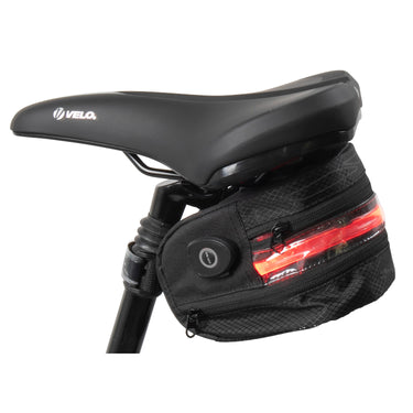 M-wave tilburg l illu saddle bag with led light