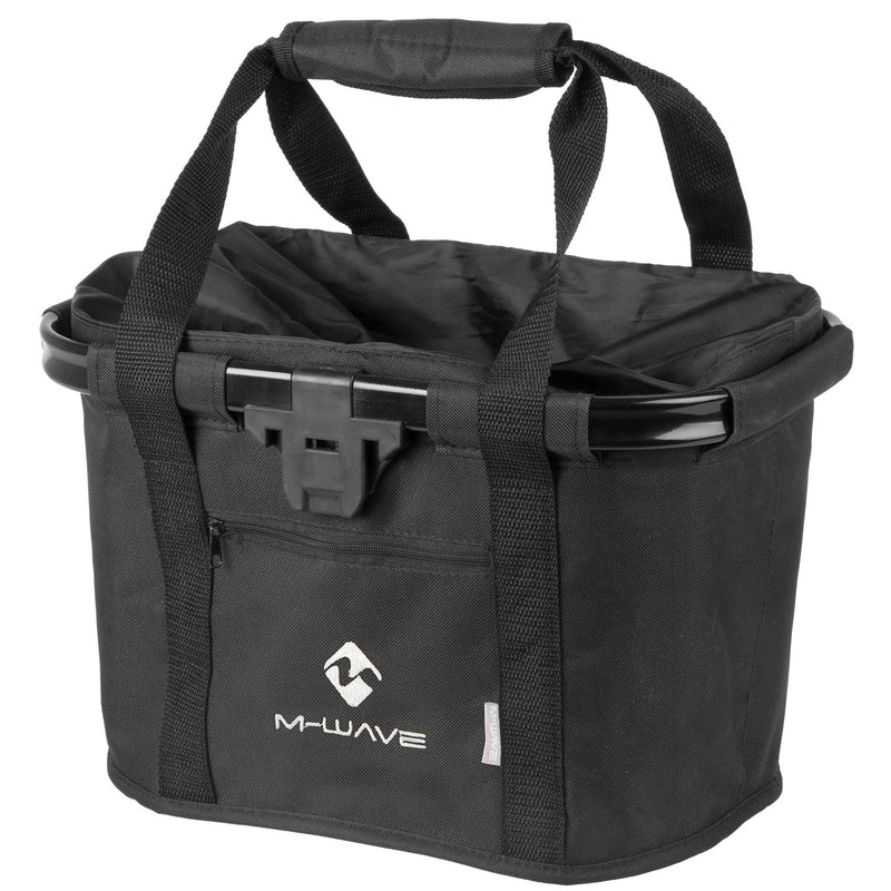 Chargez l'image dans la visionneuse de la galerie, M-wave utrecht fold black handlebar bag
