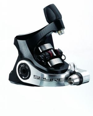 Trp md-c610 spyre remklauw mechanisch flatmount voor zwart zilver