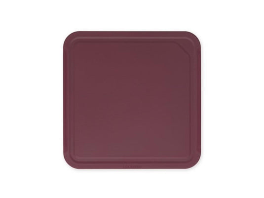 Brabantia tasty+ snijplank 25x0.8x25 cm aubergine rood