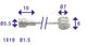 Cordo inner cable binnenkabel rem 235cm ã˜1,5mm rvs + 2 nippels
