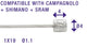 Cordo kabel binnenkabel versteller tandem 300cm ø1,1mm + 4x4mm nippel rvs