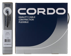 Cordo outer cable buitenkabel rem zwart 5mm 30 meter + liner werkplaats