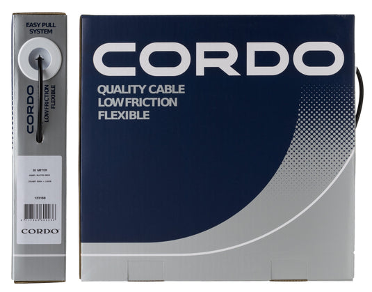 Cordo outer cable buitenkabel rem zwart 5mm 30 meter + liner werkplaats