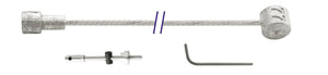 Cordo inner cable binnenkabel trommelrem 225cm ã˜1,5mm verzinkt + 2 nippels