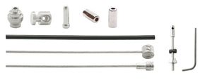 Sturmeyarcher cordo cable set kabelset trommelrem zwart 170cm 225cm sturmey archer compleet