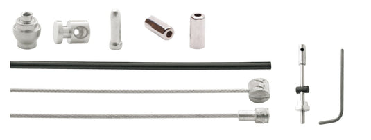 Sturmeyarcher cordo kabelset kabelset trommelrem zwart 170cm 225cm sturmey archer compleet
