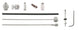 Sturmeyarcher cordo kabelset kabelset trommelrem zwart 170cm 225cm sturmey archer compleet
