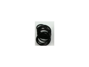 Haar-elastiekjes zwart 5cm zakje a 12stuks
