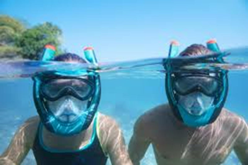 Afbeelding laden in galerijviewer, Bestway hydro-pro flowtech snorkel masker l xl
