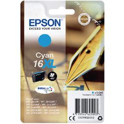 Inktcartridge epson 16xl cyaan