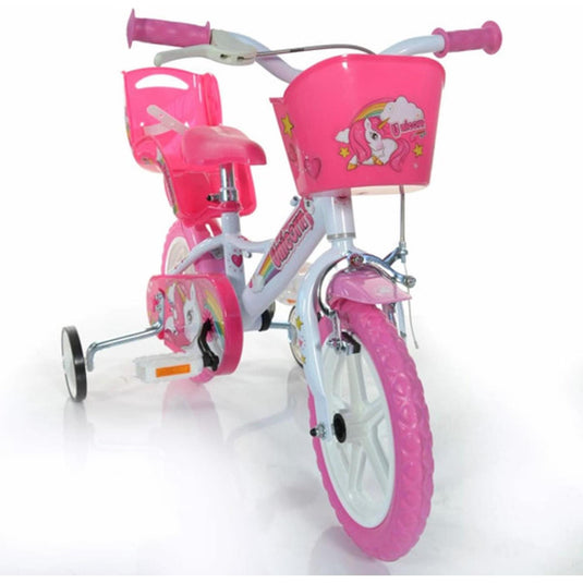 Dino kinderfiets unicorn 12 inch
