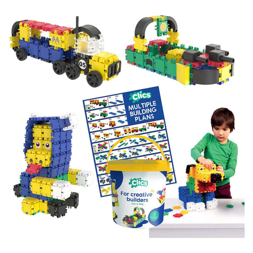 Clics Bouwblokken Bouwset 10in1