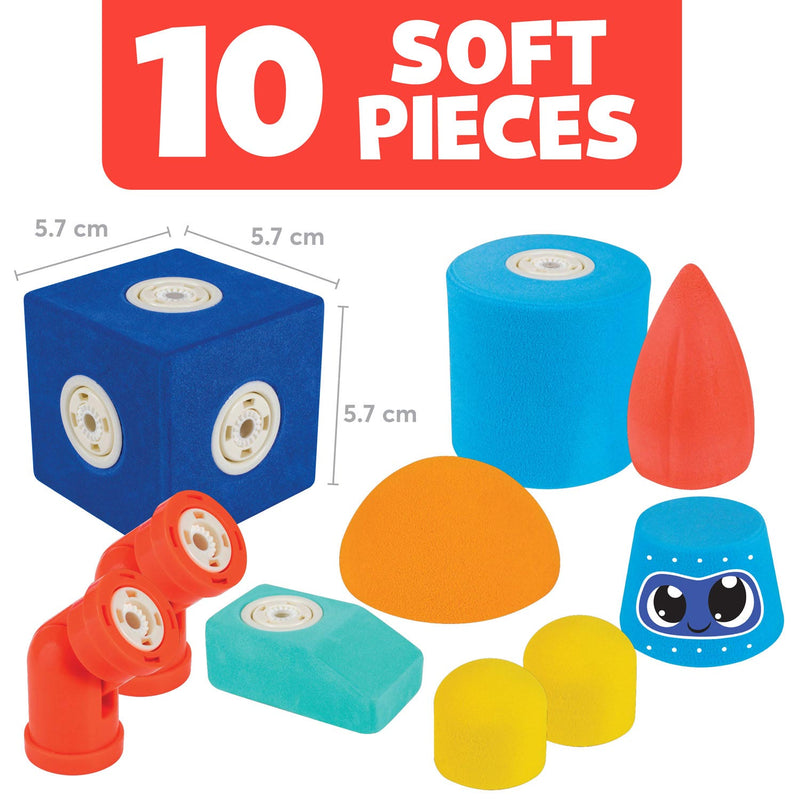 Load image into Gallery viewer, Blockaroo magnetische foam blokken robot box, 10dlg.
