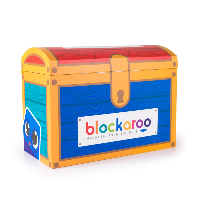 Load image into Gallery viewer, Blockaroo magnetische foam blokken schatkist box, 100dlg.
