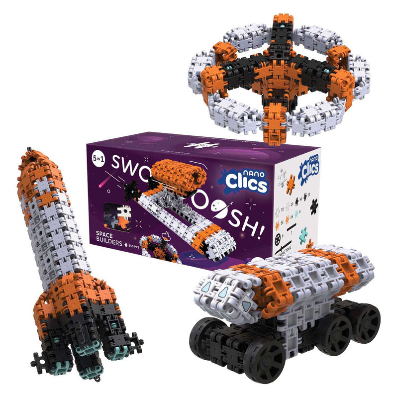 Load image into Gallery viewer, Clics nano - space builders bouwset - 250dlg.
