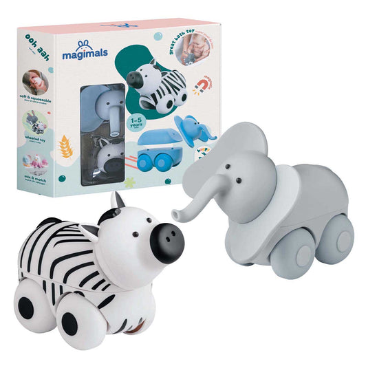 Clics magimals wheely safari box - 6dlg.