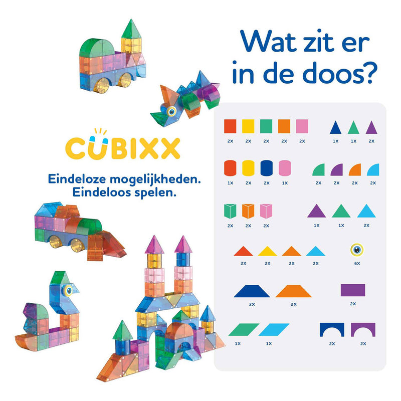 Load image into Gallery viewer, Clics cubixx magnetische bouwspeelgoed - 64dlg.
