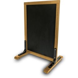 Stoepbord deflecto bruin 560 mm x 450 mm x 810 mm