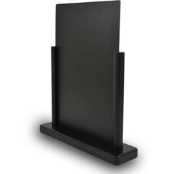 Tafelkrijtbord zw tcb-lg-blk deflecto
