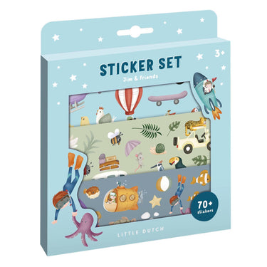 Little dutch jim friends stickerset