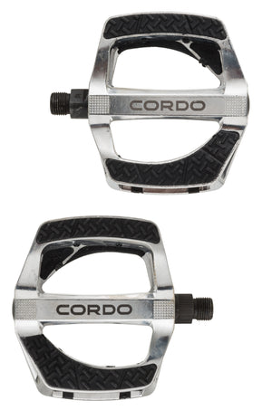 Abi cordo e-bike pedalen anti-slip aluminium - zilver