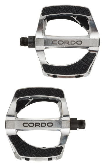 Abi cordo e-bike pedalen anti-slip aluminium - zilver