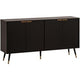 Wandkast zw 150x81x39 wohnling oak