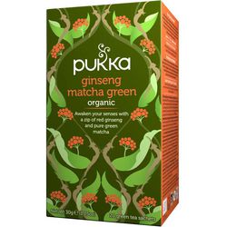Thee pukka catering ginseng matcha