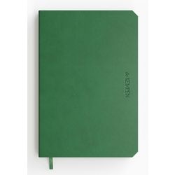 Schrijfblok de kempen a6 gelinieerd gebonden zijgebonden zachte kaft groen