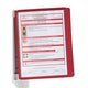 Durable h j wandhouder durable 5551-03 a4 rood